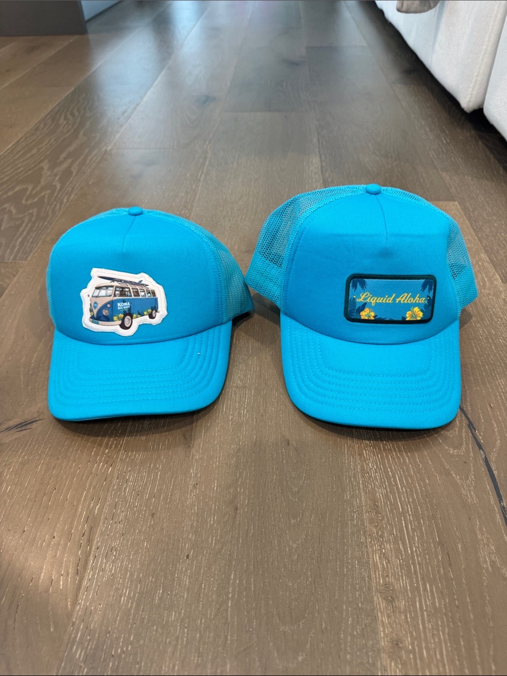 NWOT - Blue Trucker Hat - Surf Van Patch